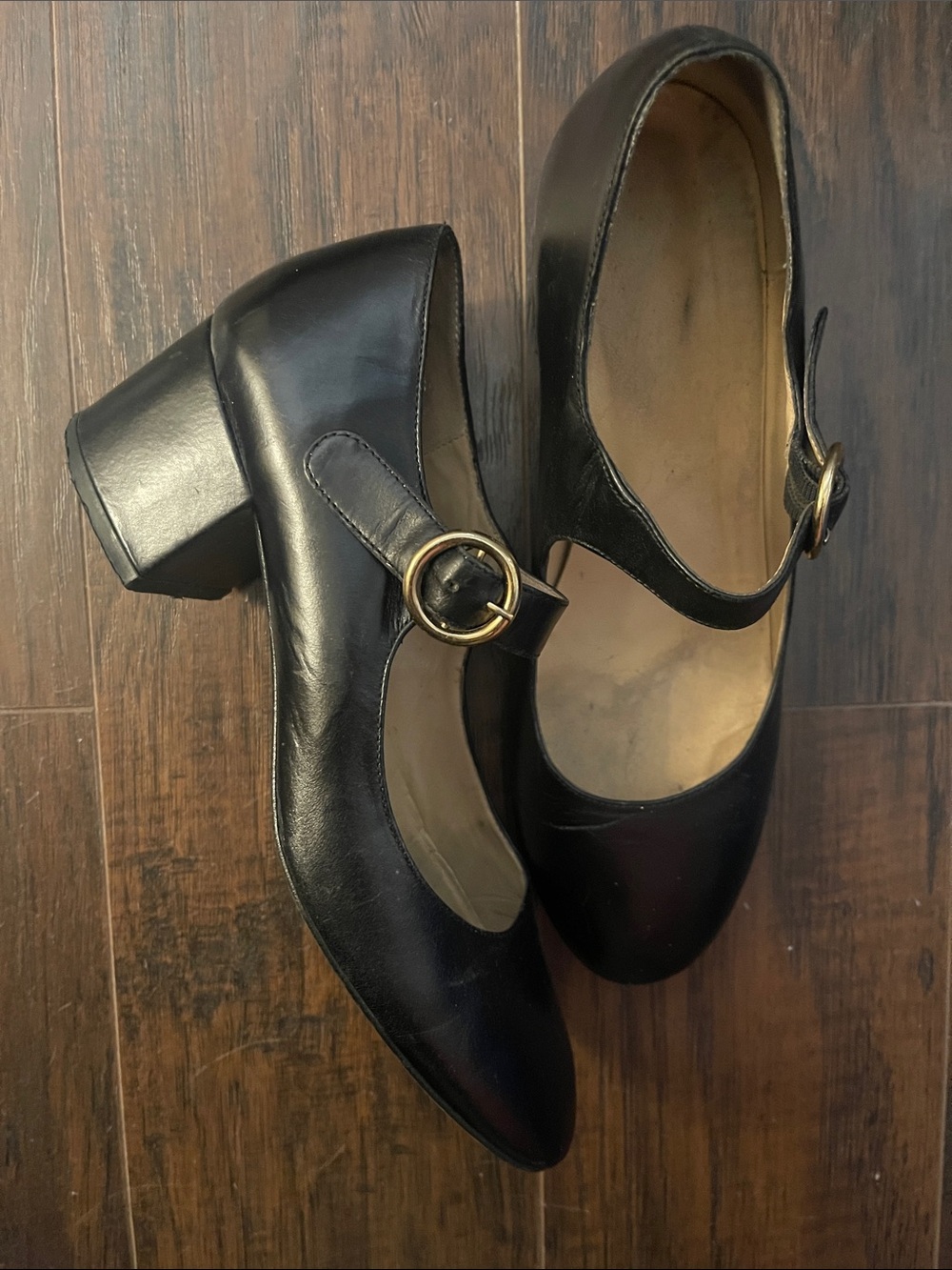 Jonak Paris black leather maryjanes 37 tts